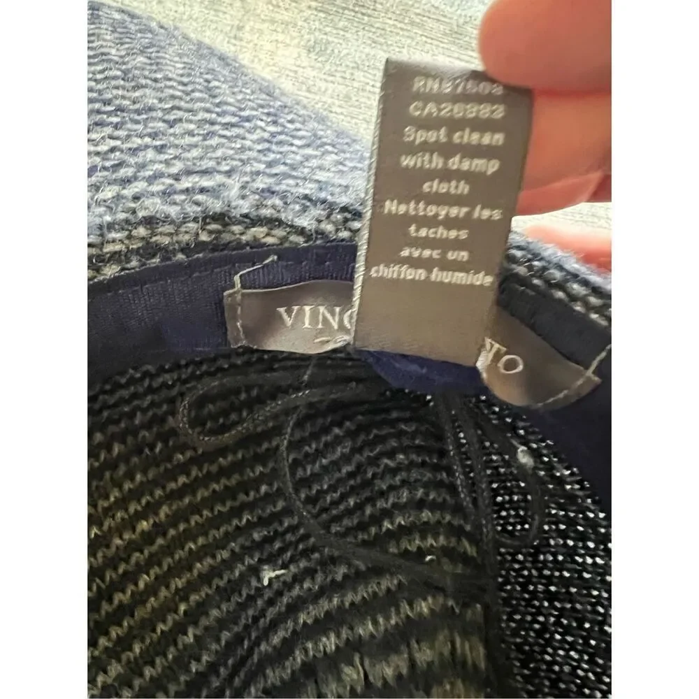 Vince Camuto Blue Gray Wool Blend Fedora Hat